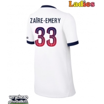 Paris Saint-Germain Warren Zaire-Emery #33 Replica Away Shirt Ladies 2026-27 Short Sleeve
